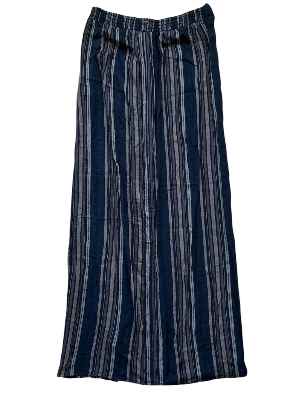O'Neill Hanalei Stripe Swimsuit Coverup Skirt in Slate Blue NWT Size Large